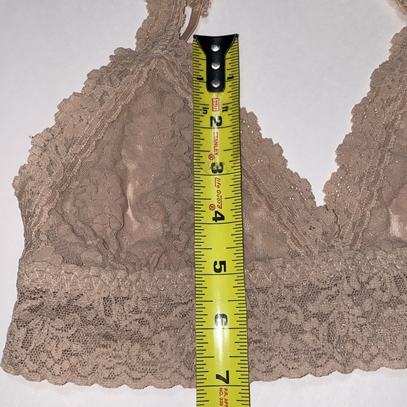 Small Hanky Panky Lace Bralette Adjustable Straps, Beige, Light Nude Comfy! VGUC - Picture 7 of 16